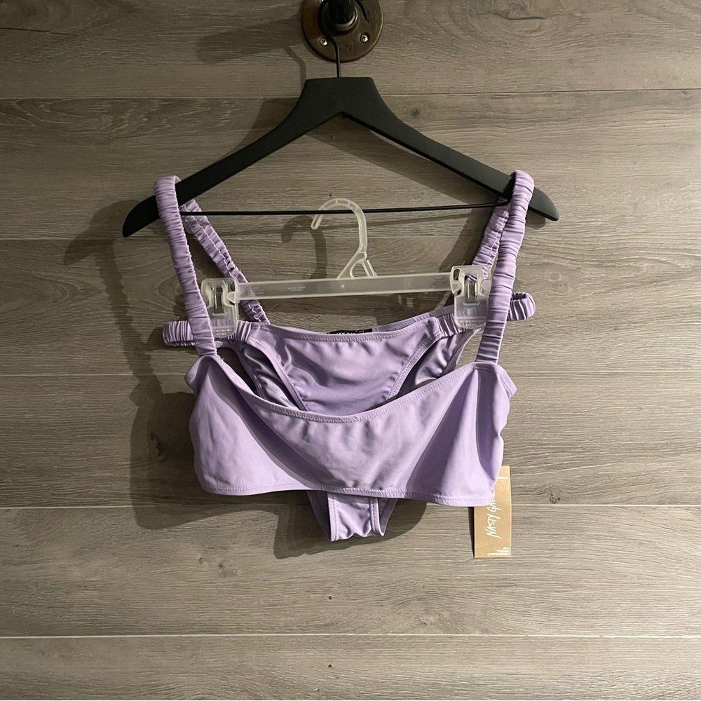 Nasty Gal Scrunch Strap Knot Bikini Set